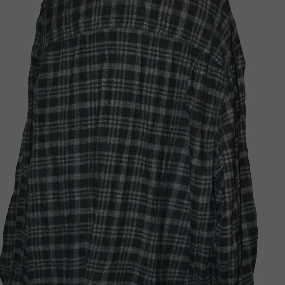 George Black Plaid Casual Button Down Shirt - Picture 4 of 4